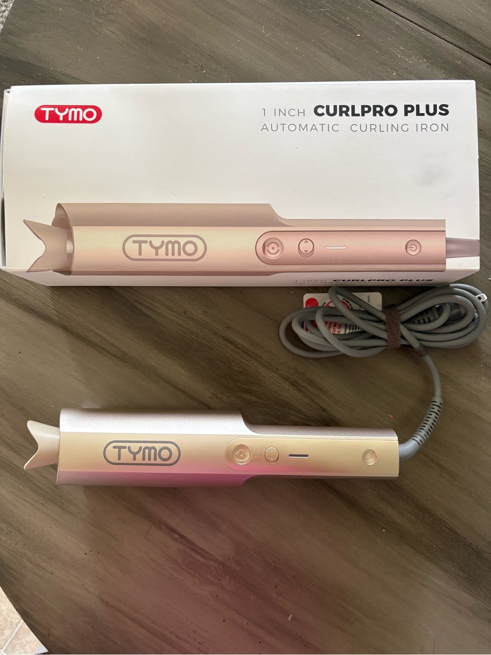 TYMO CurlPro Plus 1" Automatic Curling Iron - Rose Gold